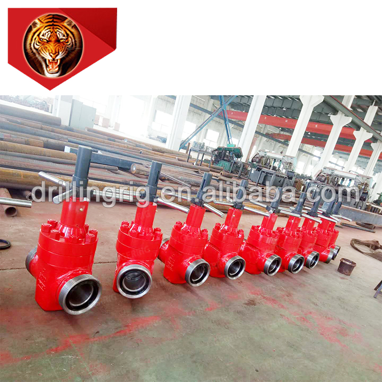 Tigerrig manufacture Factory High End Oilfield API-6C  Hard seal mud gate valve
