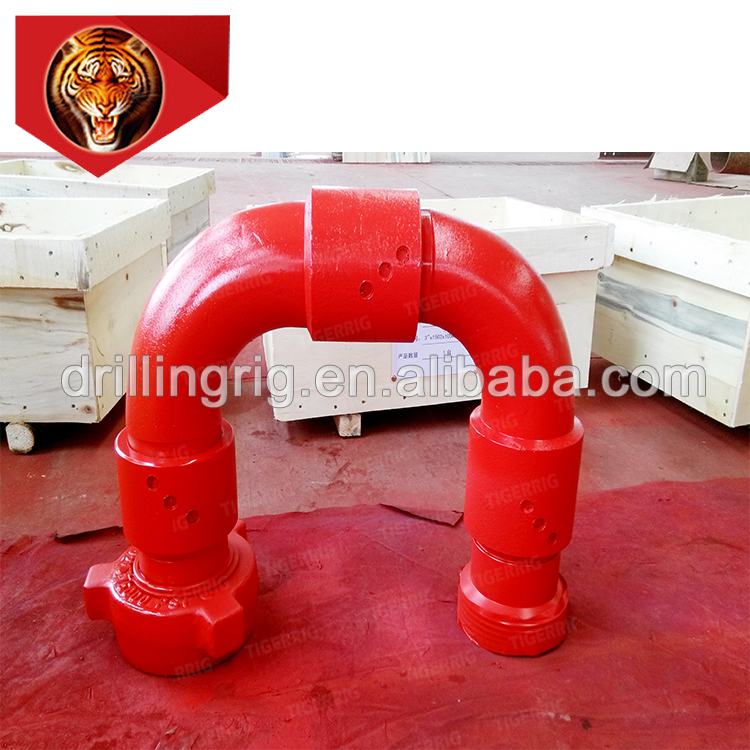 Tigerrig top quality long and short radius chiksan swivel joint 2000psi~20000psi for oilfield