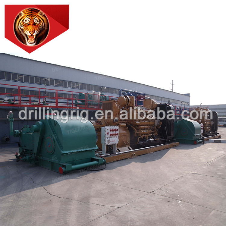 Tiger Rig V Belt 25J(5)-8000 big and small pulley drive C27+5*6 SB centrifuge pump with 3NB800 Drilling Mud Pump