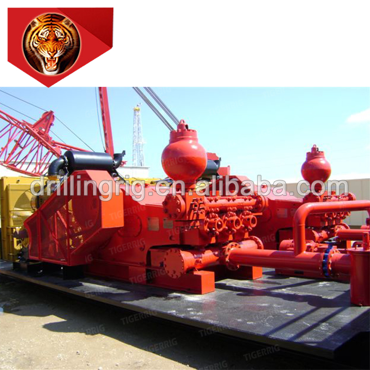 Tiger Rig Delivery to American ZJ70 Skid Mounted Drilling Rig Project Cat Engine C3512C Belt and Pulley Drive F1000 Mud Pump