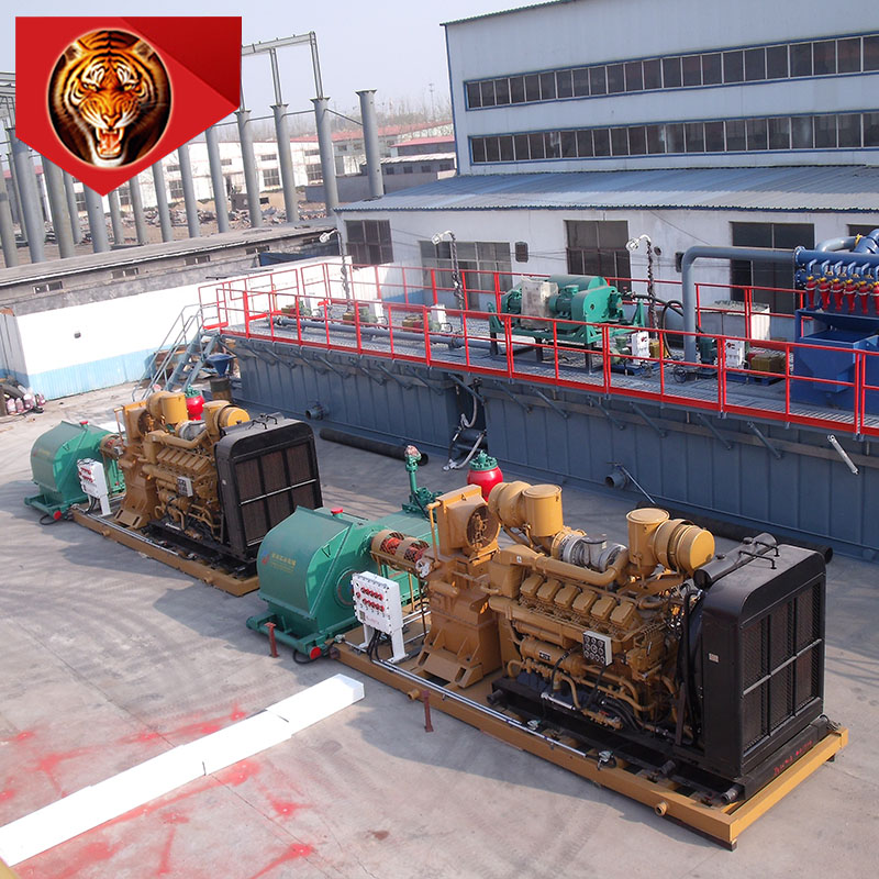 Tigerrig YOTFJ650 1200kw 2000rpm speed adjustable hydraulic couplings reverse gear reducer used with engine for F500 mud pump